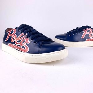 polo ralph lauren jermain tiger calfskin sneaker